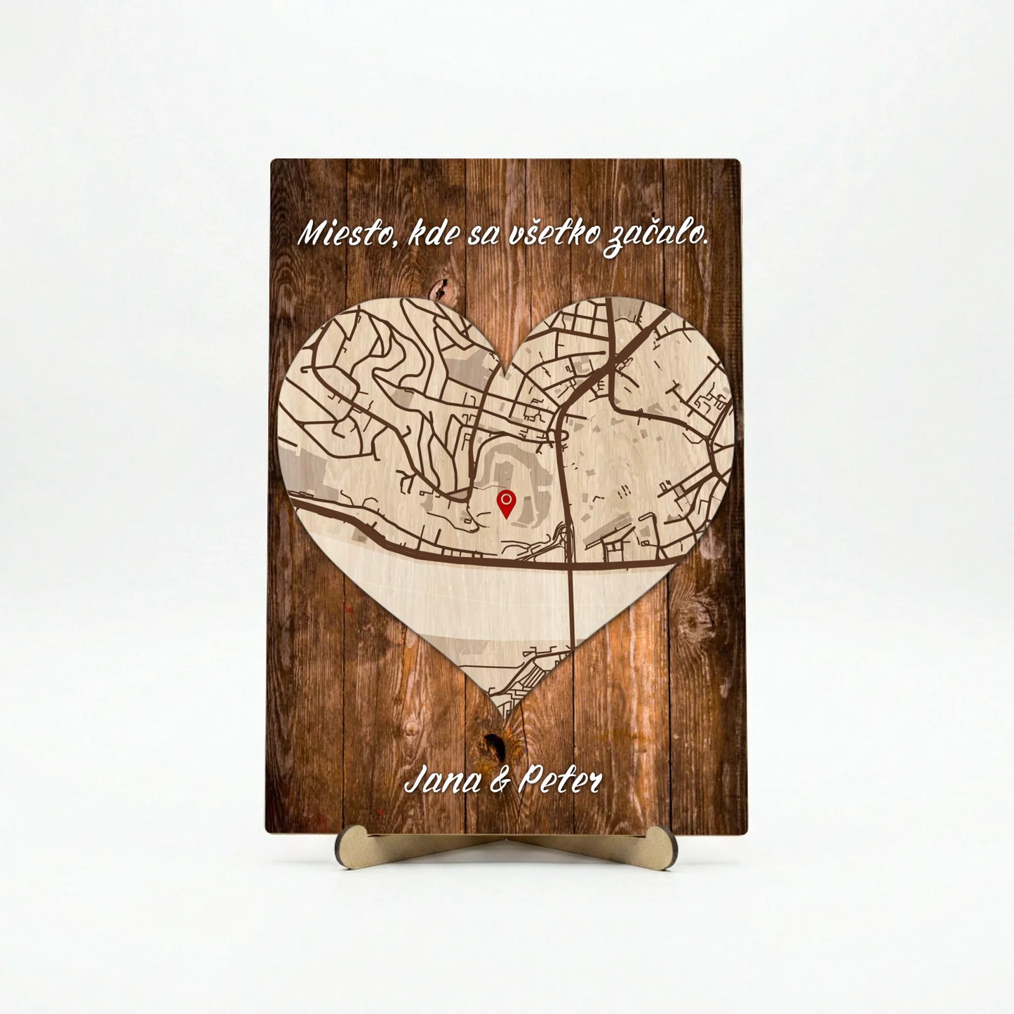 asztali disz mockup álló