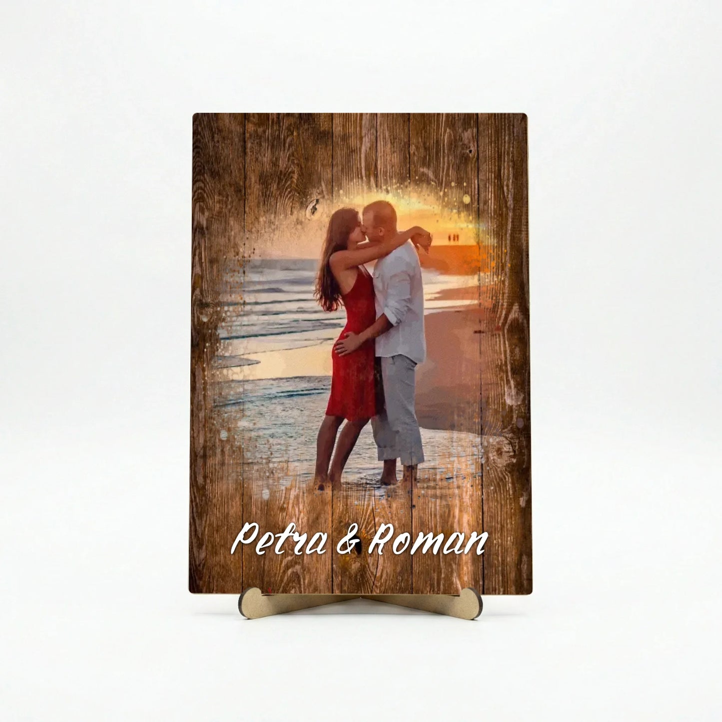 asztali disz mockup álló