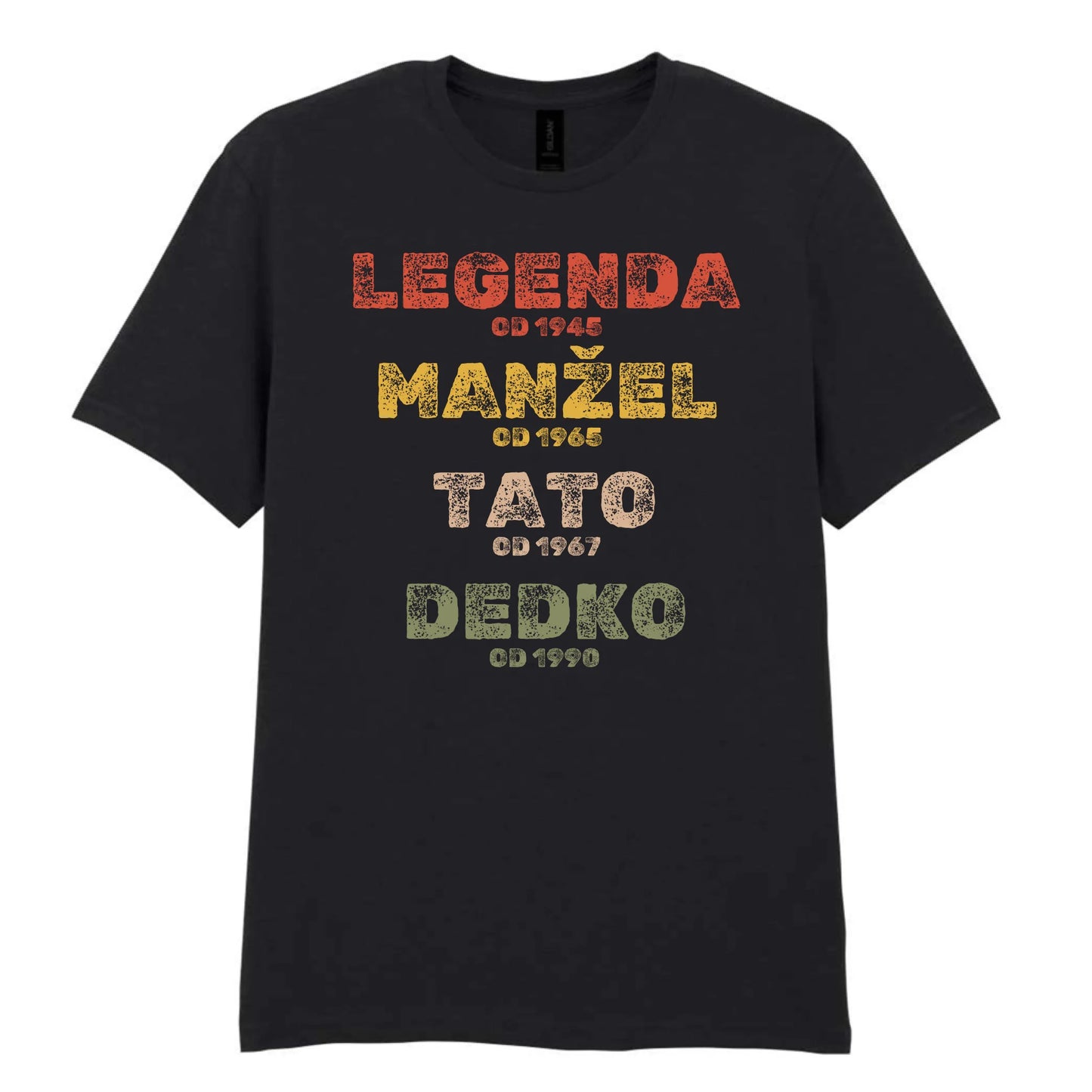 Personalizované tričko pre dedka – legenda od roku